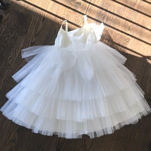 Toddler girl cream dress 4T
